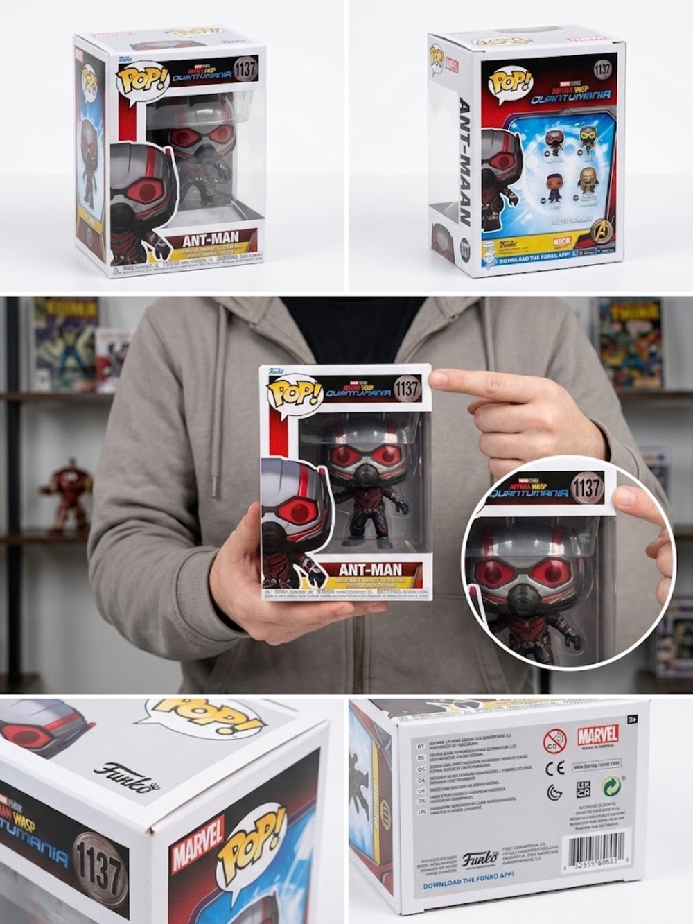 Funko Pop! Marvel Ant-Man and the Wasp: Quantumania – Ant-Man #1137